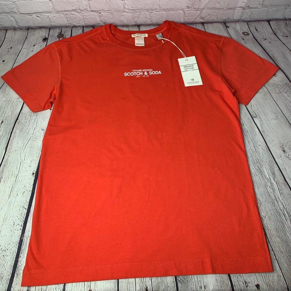 Scotch & Soda Men's Red T-Shirt